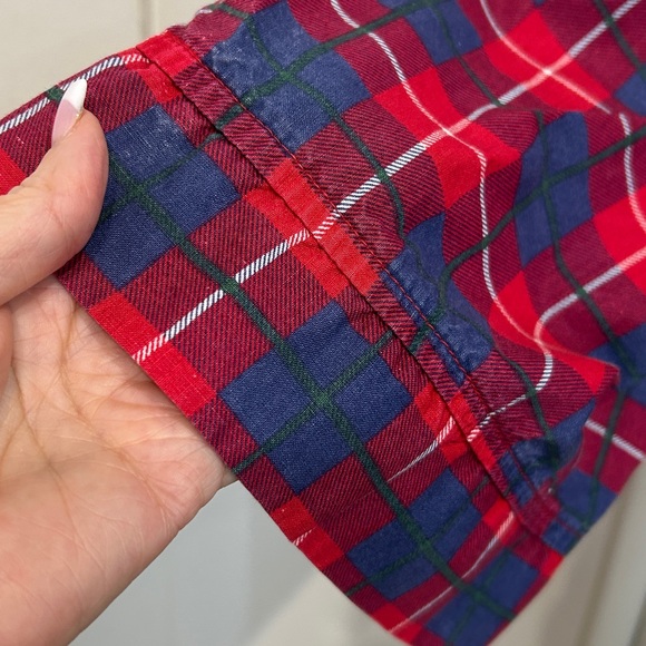 Vintage 80’s Christian Dior Tartan Plaid Robe / OSFM - Picture 6 of 12